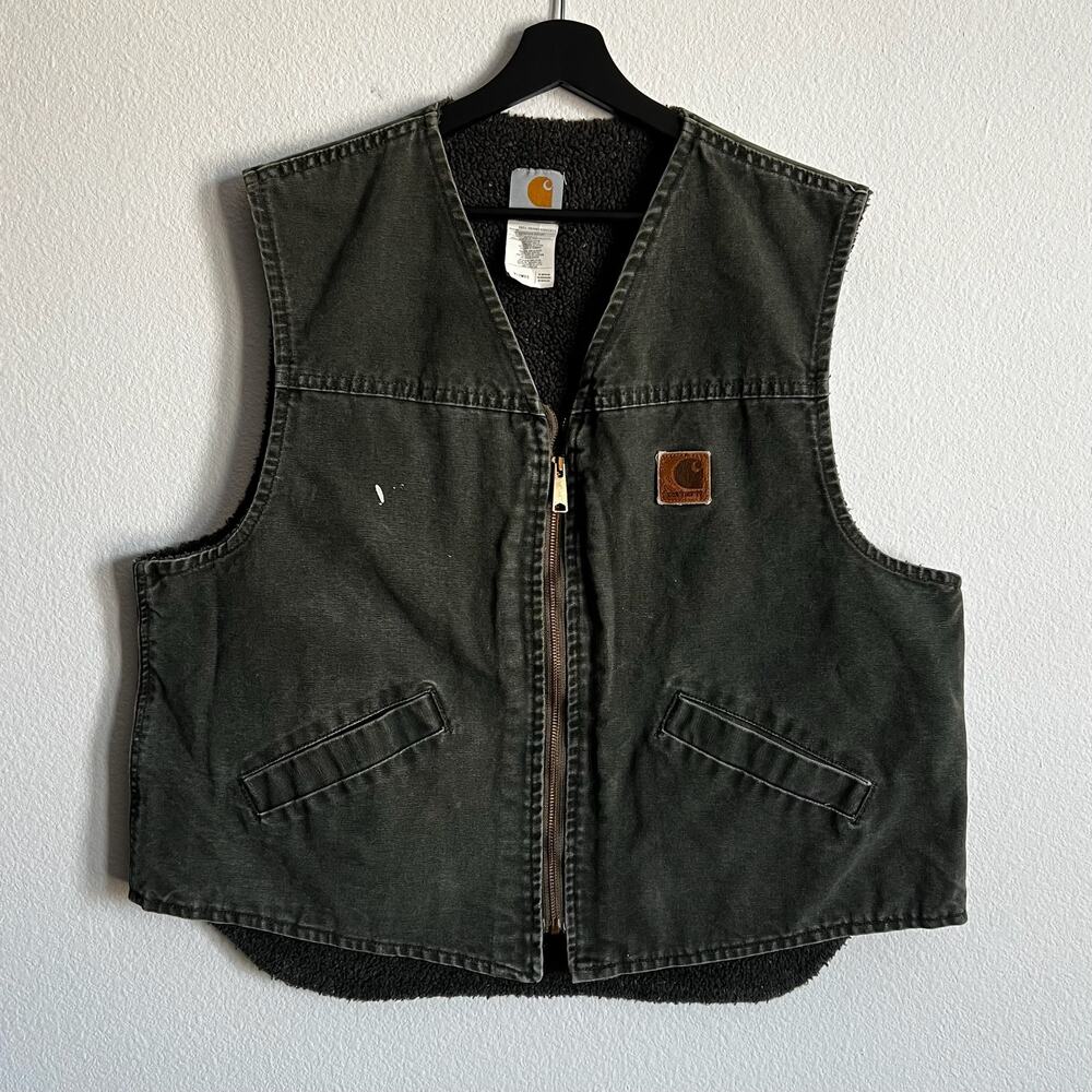 Carhartt V13 MOS green work wear vest